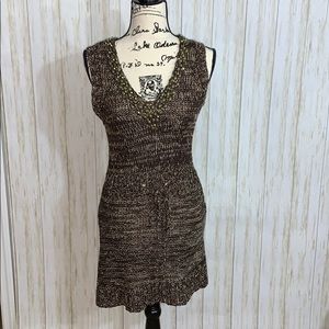 Size M BCBGMaxazria Sleeveless Sweater Dress